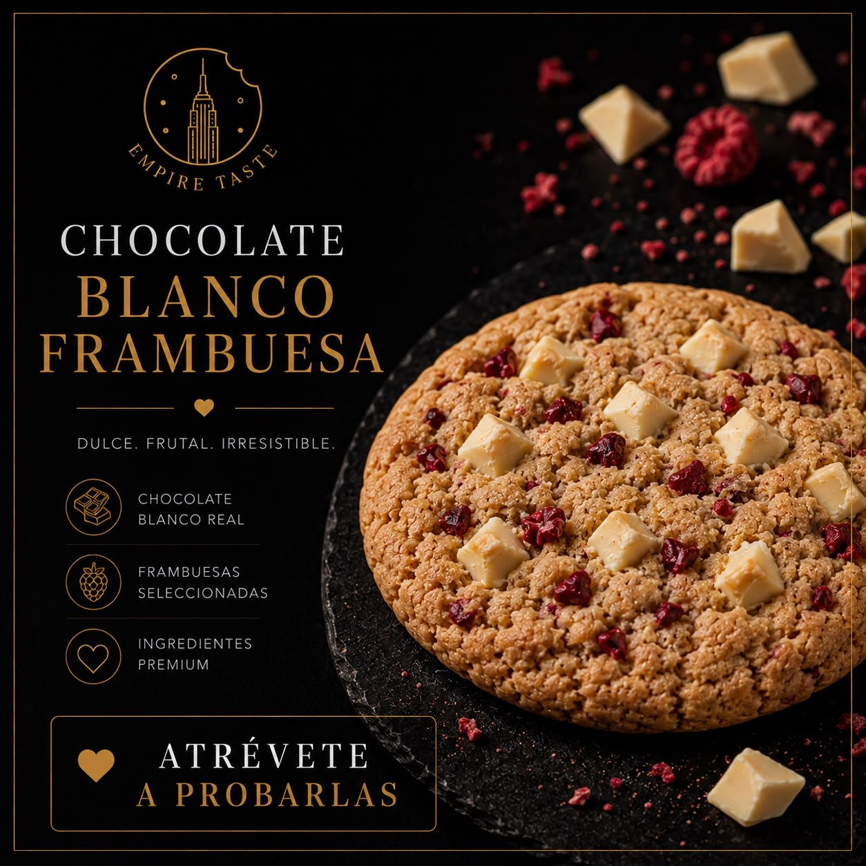 Chocolate Blanco & Frambuesa